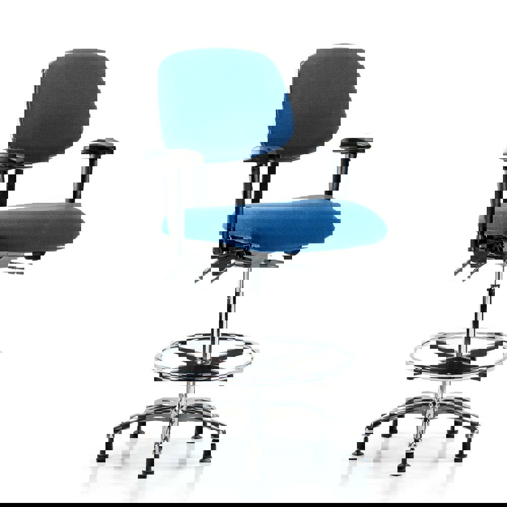 Task Chair: Conductive Cloth, Blue